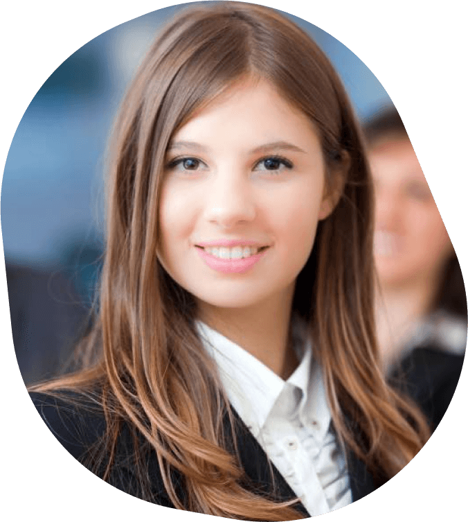 Smiling business professional