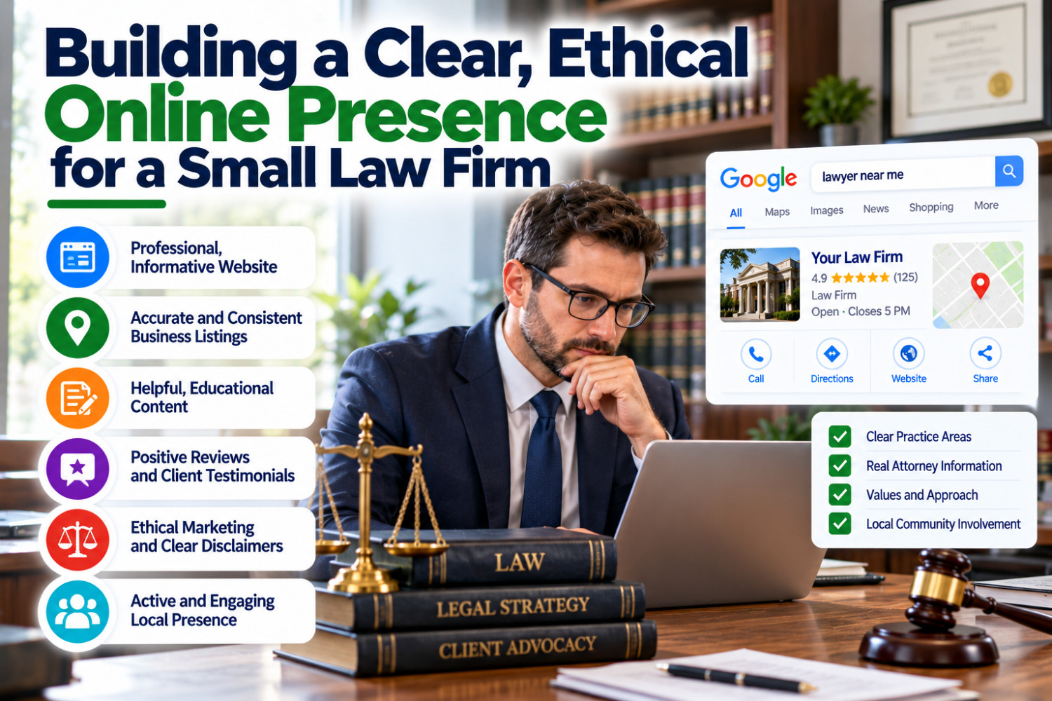 Building a Clear, Ethical Online Presence for a Small Law Firm