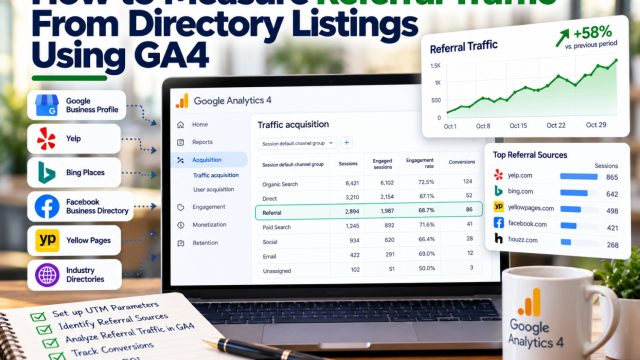 How to Measure Referral Traffic From Directory Listings Using GA4