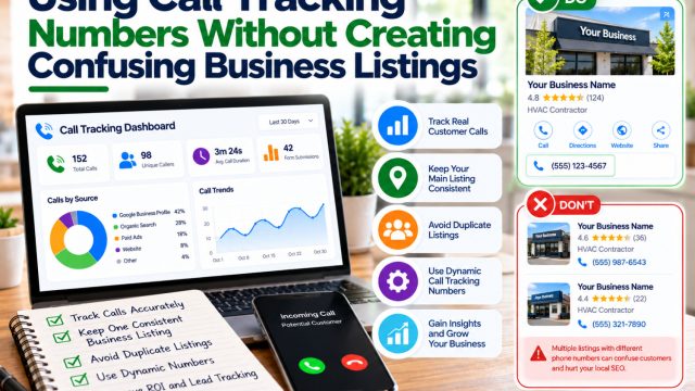 Using Call Tracking Numbers Without Creating Confusing Business Listings